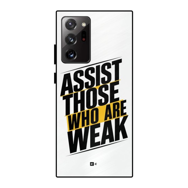 Assist Weak Metal Back Case for Galaxy Note 20 Ultra