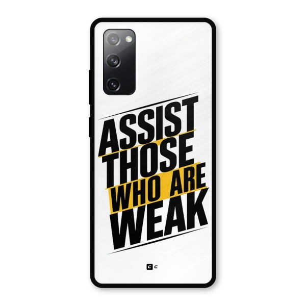 Assist Weak Metal Back Case for Galaxy S20 FE 5G