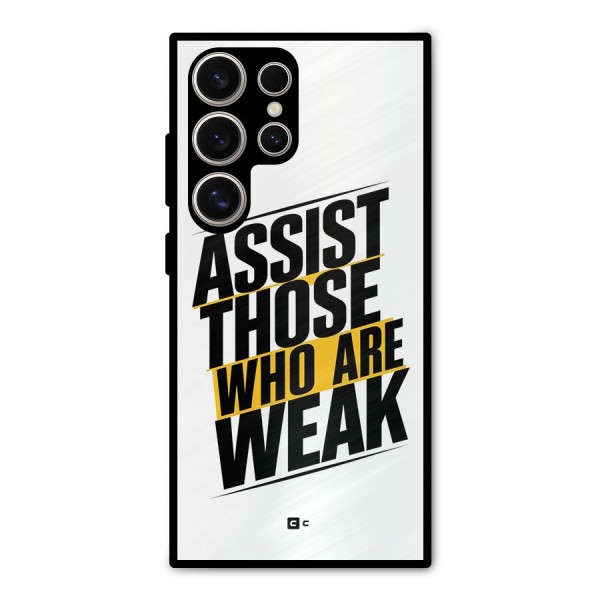 Assist Weak Metal Back Case for Galaxy S24 Ultra