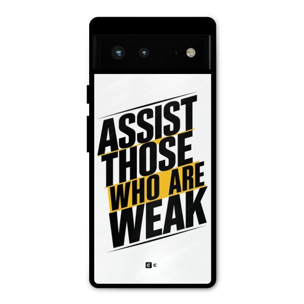 Assist Weak Metal Back Case for Google Pixel 6