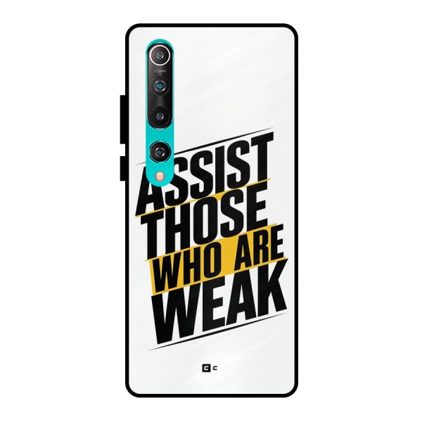 Assist Weak Metal Back Case for Mi 10