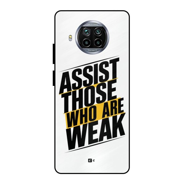 Assist Weak Metal Back Case for Mi 10i