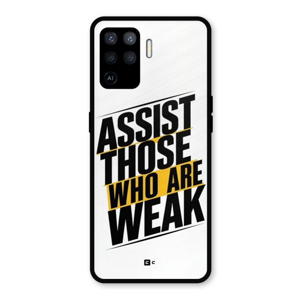 Assist Weak Metal Back Case for Oppo F19 Pro