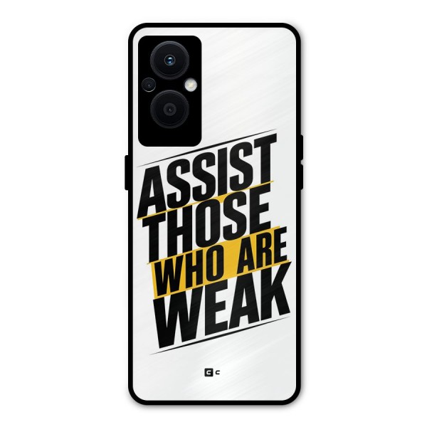 Assist Weak Metal Back Case for Oppo F21s Pro 5G