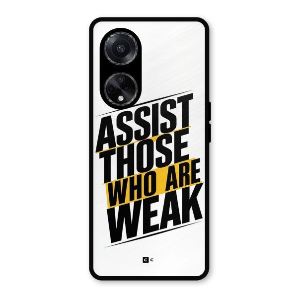 Assist Weak Metal Back Case for Oppo F23