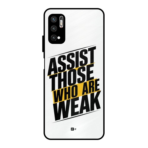 Assist Weak Metal Back Case for Poco M3 Pro 5G