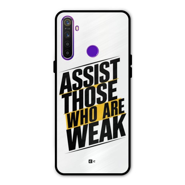 Assist Weak Metal Back Case for Realme 5i