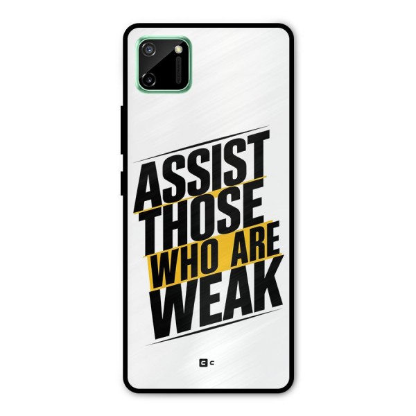 Assist Weak Metal Back Case for Realme C11