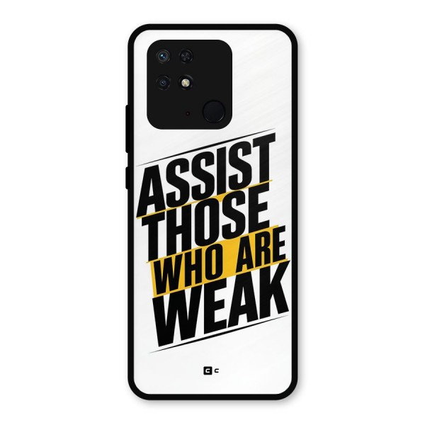 Assist Weak Metal Back Case for Redmi 10 Power