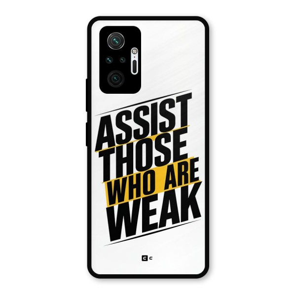 Assist Weak Metal Back Case for Redmi Note 10 Pro