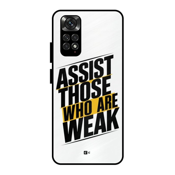Assist Weak Metal Back Case for Redmi Note 11 Pro