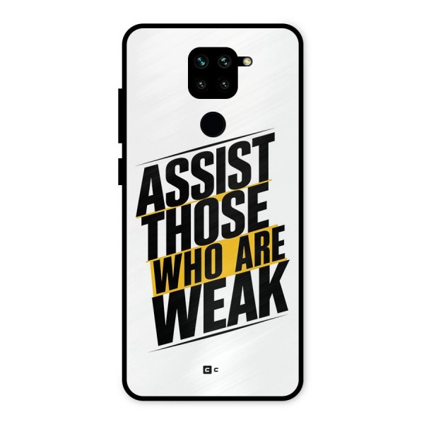 Assist Weak Metal Back Case for Redmi Note 9