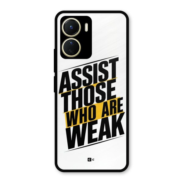 Assist Weak Metal Back Case for Vivo T2x