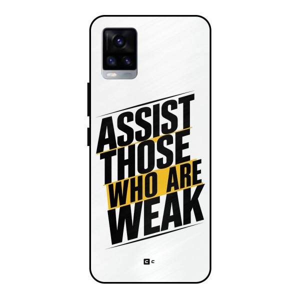 Assist Weak Metal Back Case for Vivo V20