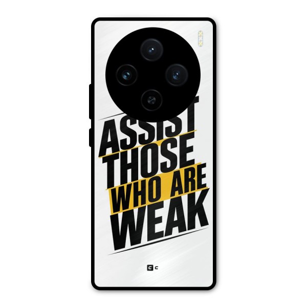 Assist Weak Metal Back Case for Vivo X100