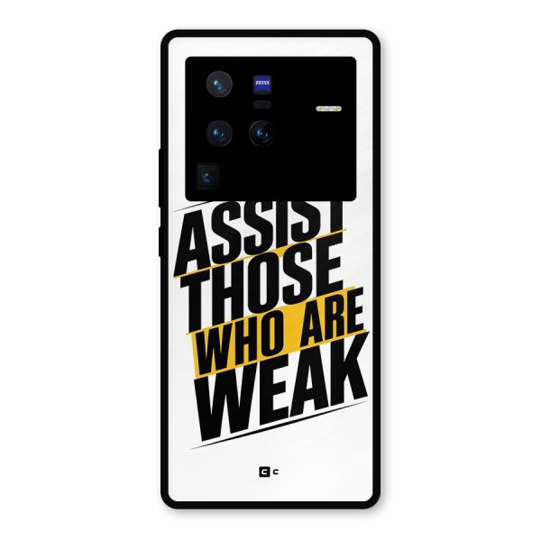 Assist Weak Metal Back Case for Vivo X80 Pro