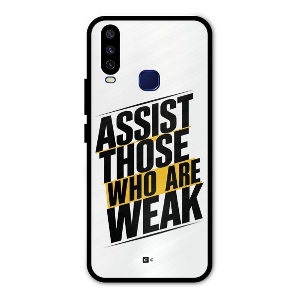 Assist Weak Metal Back Case for Vivo Y15