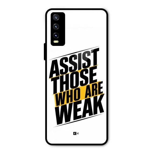 Assist Weak Metal Back Case for Vivo Y20t