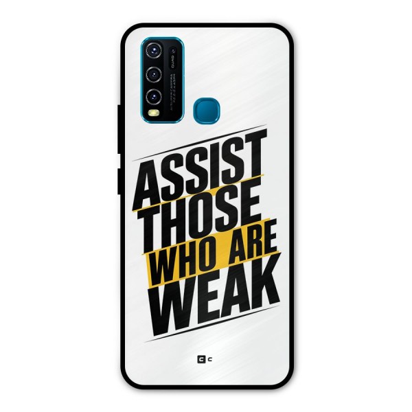 Assist Weak Metal Back Case for Vivo Y50