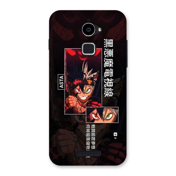 Asta Black Clover Back Case for Coolpad Note 3 Lite