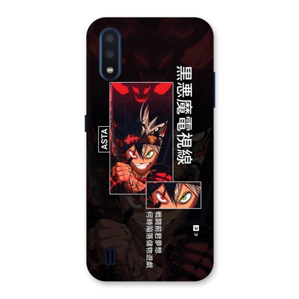 Asta Black Clover Back Case for Galaxy M01