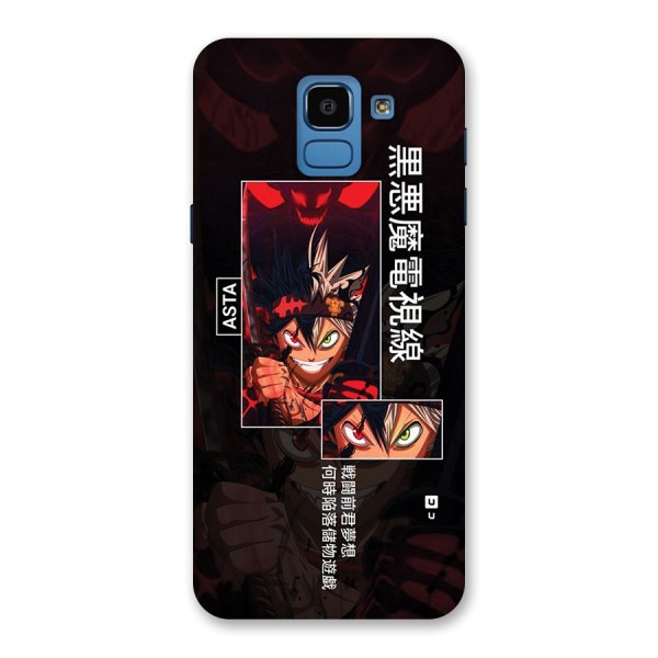 Asta Black Clover Back Case for Galaxy On6