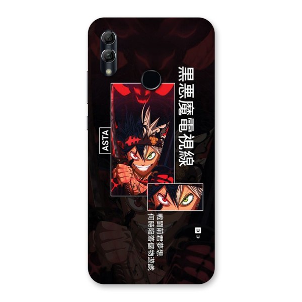 Asta Black Clover Back Case for Honor 10 Lite