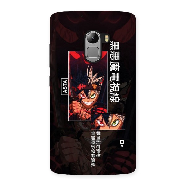 Asta Black Clover Back Case for Lenovo K4 Note