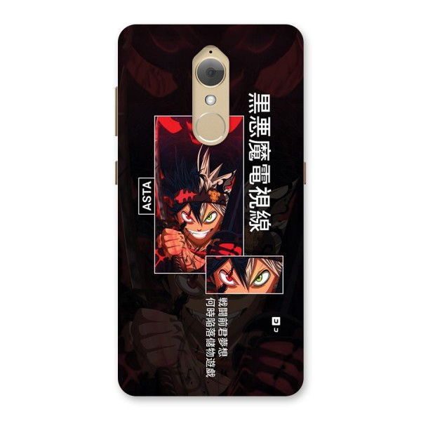 Asta Black Clover Back Case for Lenovo K8