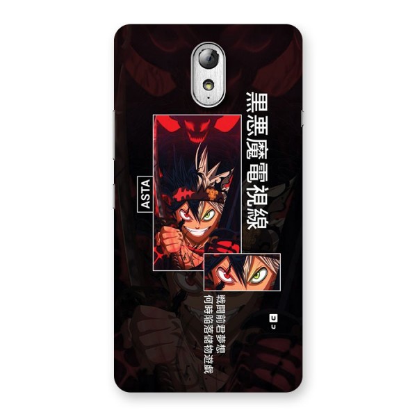 Asta Black Clover Back Case for Lenovo Vibe P1M