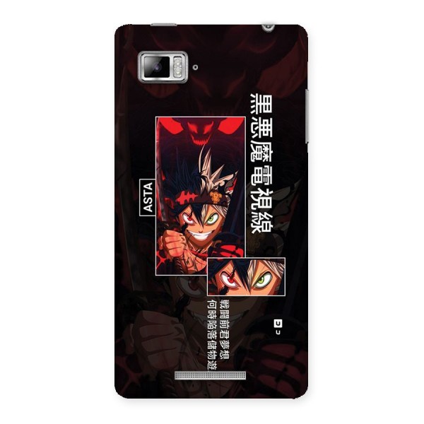Asta Black Clover Back Case for Lenovo Vibe Z K910