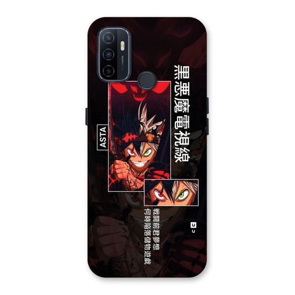 Asta Black Clover Back Case for Oppo A32