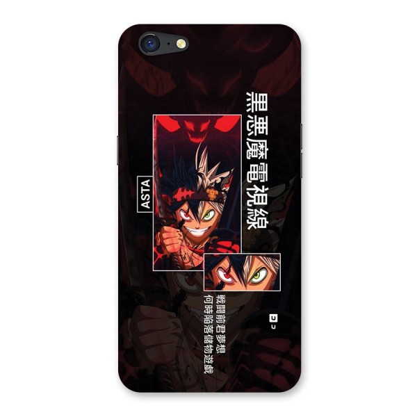 Asta Black Clover Back Case for Oppo A71