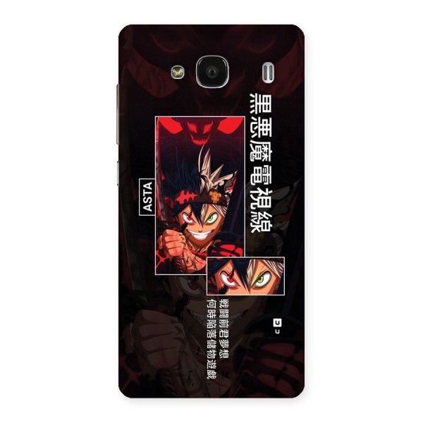 Asta Black Clover Back Case for Redmi 2s