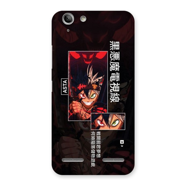 Asta Black Clover Back Case for Vibe K5