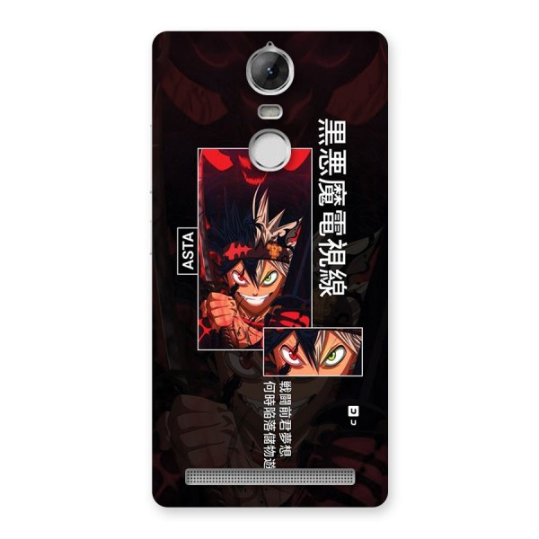 Asta Black Clover Back Case for Vibe K5 Note