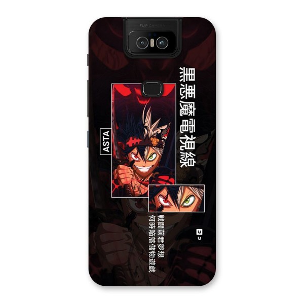 Asta Black Clover Back Case for Zenfone 6z