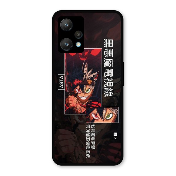 Asta Black Clover Metal Back Case for Realme 9