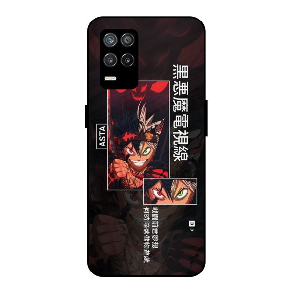 Asta Black Clover Metal Back Case for Realme 9 5G