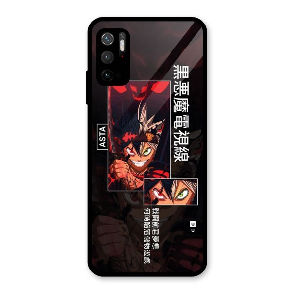 Asta Black Clover Metal Back Case for Redmi Note 10T 5G