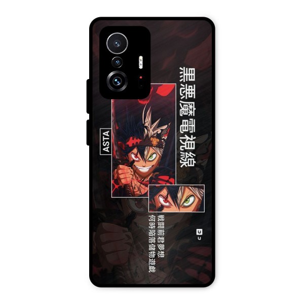 Asta Black Clover Metal Back Case for Xiaomi 11T Pro