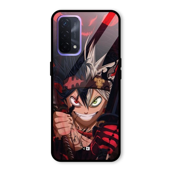 Asta Ready For Battle Glass Back Case for Oppo A74 5G