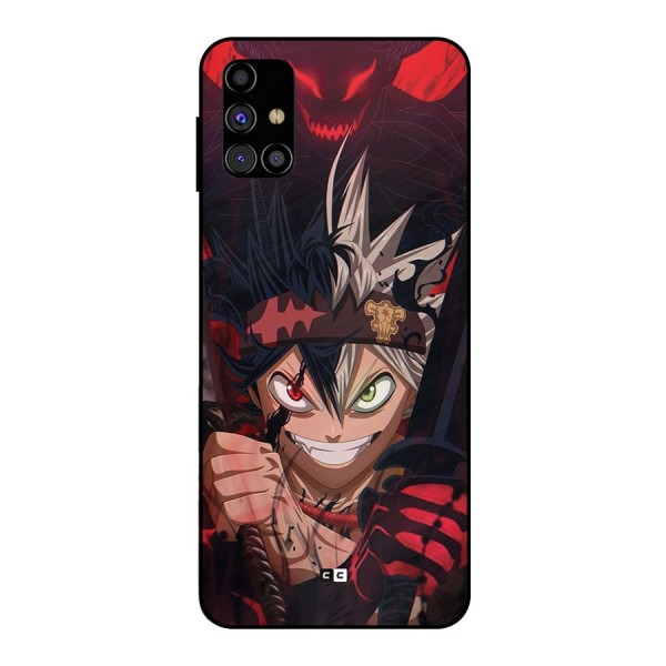 Asta Ready For Battle Metal Back Case for Galaxy M31s