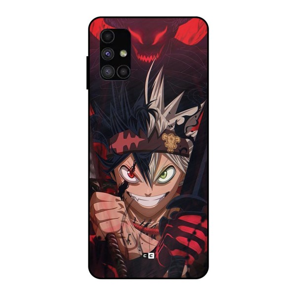 Asta Ready For Battle Metal Back Case for Galaxy M51