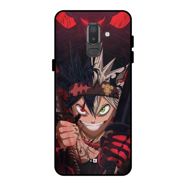 Asta Ready For Battle Metal Back Case for Galaxy On8 (2018)