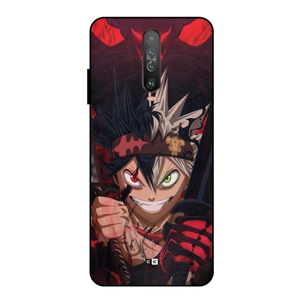 Asta Ready For Battle Metal Back Case for Poco X2