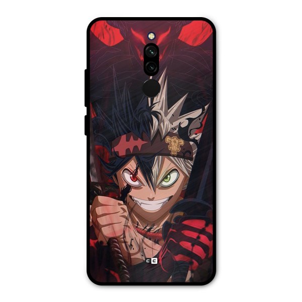 Asta Ready For Battle Metal Back Case for Redmi 8
