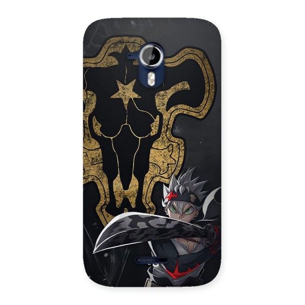 Asta With Black Bulls Back Case for Canvas Magnus A117