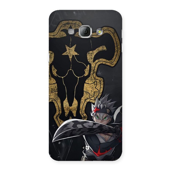 Asta With Black Bulls Back Case for Galaxy A8