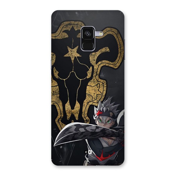 Asta With Black Bulls Back Case for Galaxy A8 Plus